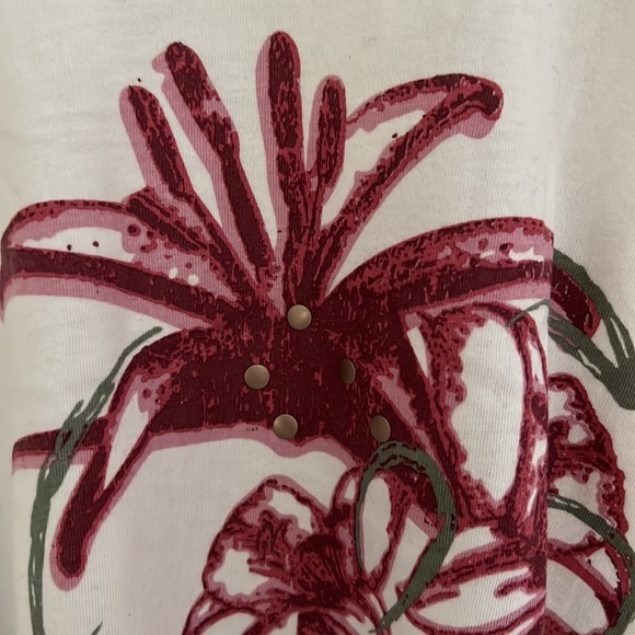 ▫️ARCHITECT: Women’s white long sleeve top w/design, size 3X, preowned▫️ - Picture 7 of 10